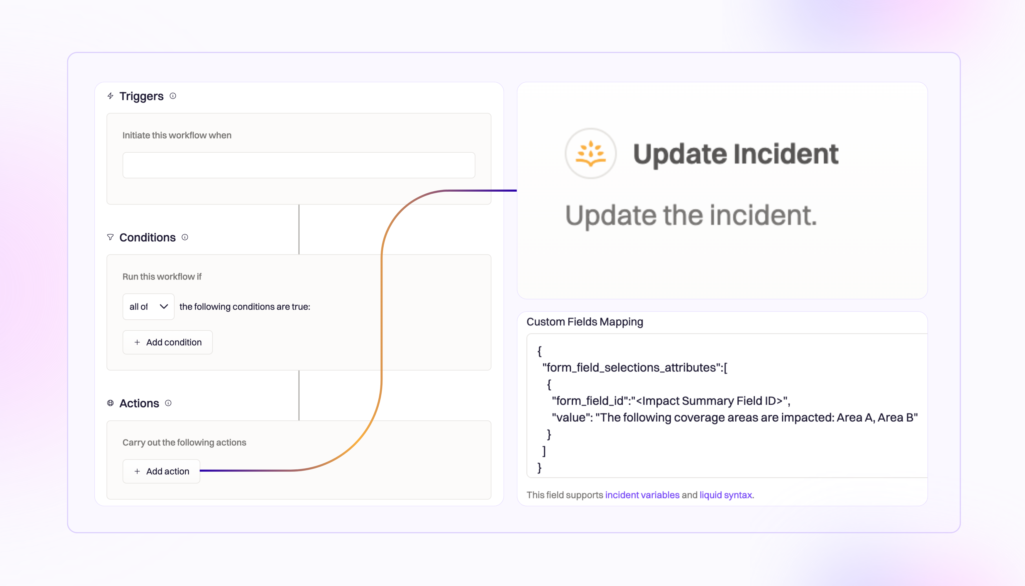 Update Custom Incident Fields Using Workflows